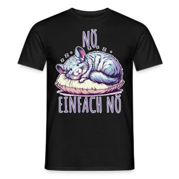 Official Sleepshirt Napping Sleeping Squirrel - Men's T-Shirt - black - Front - AI Model Male 178 light (178cm)