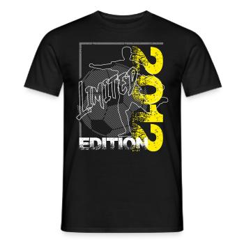 Limited Edition 2012 Limited Edition Fußball - Männer T-Shirt - Schwarz - Vorne - AI Model Male 178 light (178cm)