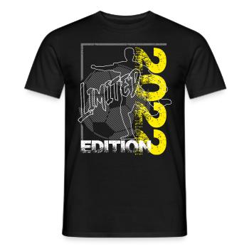 Édition limitée 2022 Édition limitée Football - T-shirt homme - noir - Devant - AI Model Male 178 light (178cm)