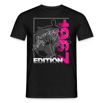 Édition limitée 1967 Édition limitée Football - T-shirt homme - noir - Devant - AI Model Male 178 light (178cm)