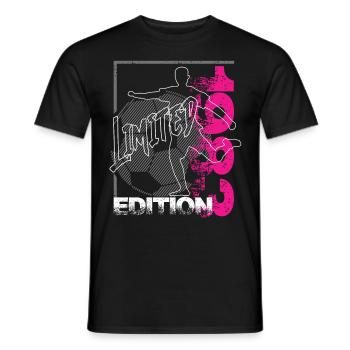 Limited Edition 1983 Limited Edition Fußball - Männer T-Shirt - Schwarz - Vorne - AI Model Male 178 light (178cm)