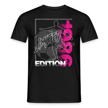 Limited Edition 1986 Limited Edition Fußball - Männer T-Shirt - Schwarz - Vorne - AI Model Male 178 light (178cm)