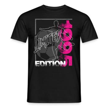 Édition limitée 1995 Édition limitée Football - T-shirt homme - noir - Devant - AI Model Male 178 light (178cm)