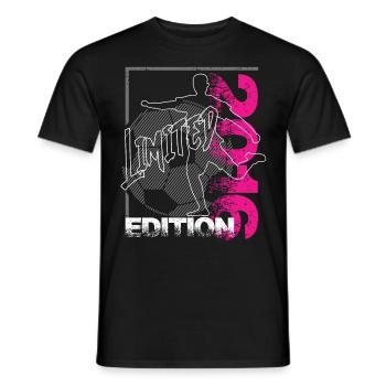 Limited Edition 2016 Limited Edition Fußball - Männer T-Shirt - Schwarz - Vorne - AI Model Male 178 light (178cm)