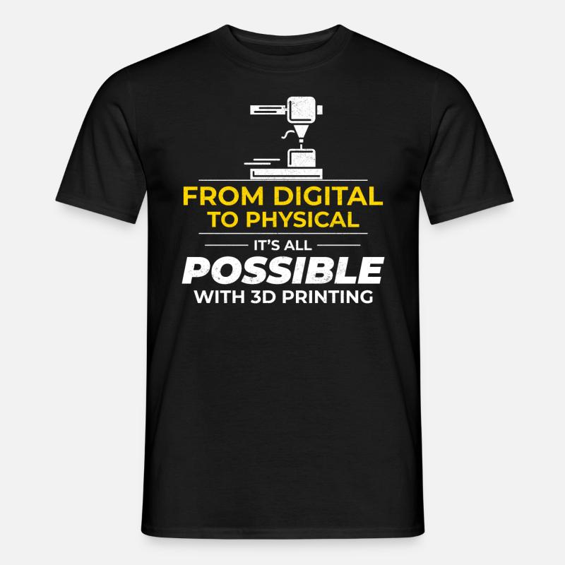 3D Printer 3D Printing - Men's T-shirt - black