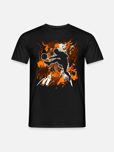 Fußball Fußballer - Männer T-Shirt - Schwarz