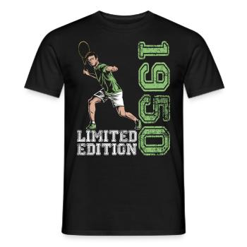 Limited Edition 1950 Limited Edition Tennis - Männer T-Shirt - Schwarz - Vorne - AI Model Male 178 light (178cm)