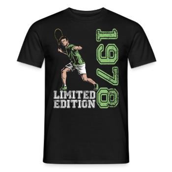 Limited Edition 1978 Limited Edition Tennis - Men's T-Shirt - black - Front - AI Model Male 178 light (178cm)