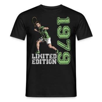 Limited Edition 1979 Limited Edition Tennis - Men's T-Shirt - black - Front - AI Model Male 178 light (178cm)