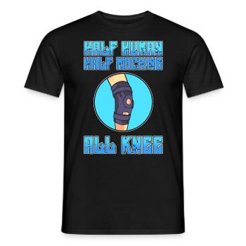 Rehab Bionic Aftermarket Parts Bionic Knee Support - Men's T-Shirt - black - Front - AI Model Male 178 light (178cm)