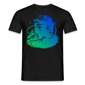 Plongeur Plongeur Plongeur Femme Plongeur Homme - T-shirt homme - noir - Devant - AI Model Male 178 light (178cm)