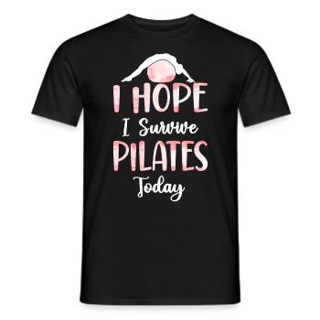 Pilates Instructor Teacher I Hope - Männer T-Shirt - Schwarz - Vorne - AI Model Male 178 light (178cm)