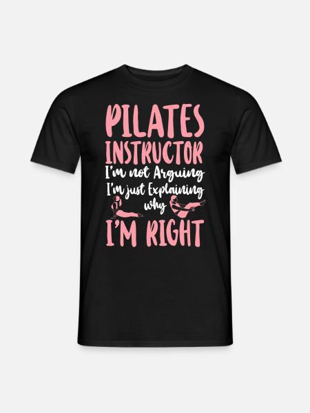 Pilates Instructor Teacher Pilates - Men's T-Shirt - black