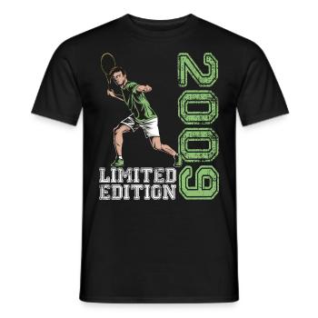 Limited Edition 2009 Limited Edition Tennis - Men's T-Shirt - black - Front - AI Model Male 178 light (178cm)