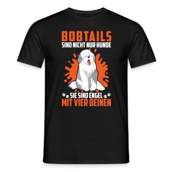 Bobtail nicht nur Hund Old English Sheepdog - Männer T-Shirt - Schwarz - Vorne - AI Model Male 178 light (178cm)
