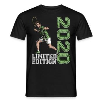 Limited Edition 2020 Limited Edition Tennis - Männer T-Shirt - Schwarz - Vorne - AI Model Male 178 light (178cm)