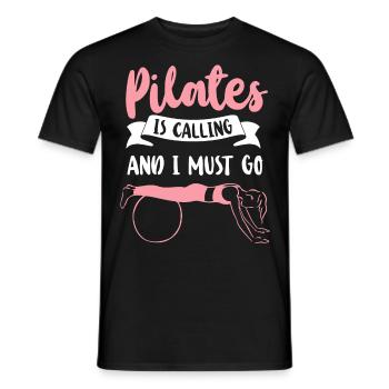 Pilates Instructor Teacher Pilates - Männer T-Shirt - Schwarz - Vorne - AI Model Male 178 light (178cm)