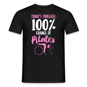Pilates Instructor Teacher Today's - Männer T-Shirt - Schwarz - Vorne - AI Model Male 178 light (178cm)