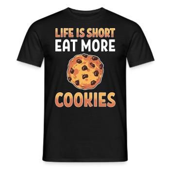 Bäckerei Plätzchen Kostüm Chocolate Chip Lovers - Männer T-Shirt - Schwarz - Vorne - AI Model Male 178 light (178cm)