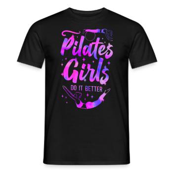 Pilates Instructor Teacher Pilates - Männer T-Shirt - Schwarz - Vorne - AI Model Male 178 light (178cm)