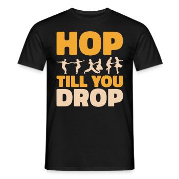 Lindy Hop Dancers Swing Dance Couple Swing Dance - Men's T-Shirt - black - Front - AI Model Male 178 light (178cm)