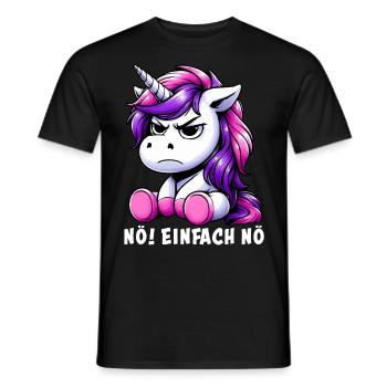 Nope, just Nope - Men's T-Shirt - black - Front - AI Model Male 178 light (178cm)