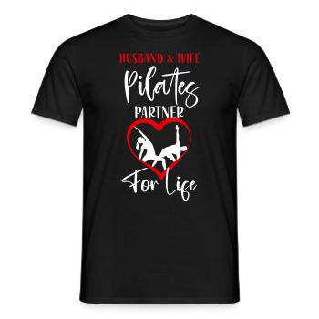 Pilates Instructor Teacher Husband - Men's T-Shirt - black - Front - AI Model Male 178 light (178cm)