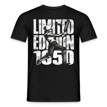 Limited Edition 1950 Limited Edition Cricket - Männer T-Shirt - Schwarz - Vorne - AI Model Male 178 light (178cm)