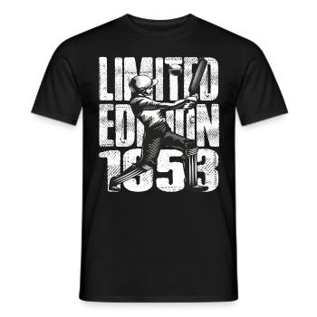 Édition limitée 1953 Édition limitée Cricket - T-shirt homme - noir - Devant - AI Model Male 178 light (178cm)
