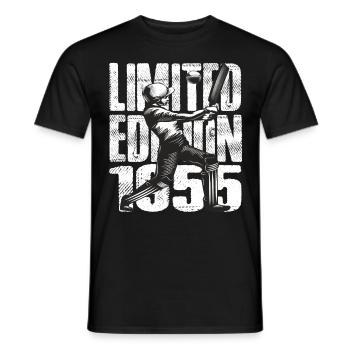 Édition limitée 1955 Édition limitée Cricket - T-shirt homme - noir - Devant - AI Model Male 178 light (178cm)