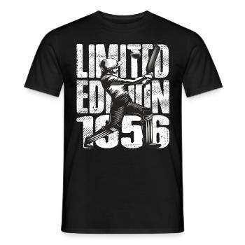 Édition limitée 1956 Édition limitée Cricket - T-shirt homme - noir - Devant - AI Model Male 178 light (178cm)