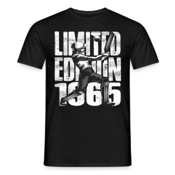 Édition limitée 1965 Édition limitée Cricket - T-shirt homme - noir - Devant - AI Model Male 178 light (178cm)