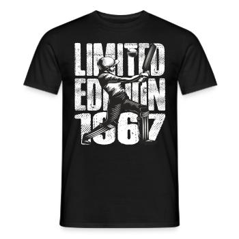 Édition limitée 1967 Édition limitée Cricket - T-shirt homme - noir - Devant - AI Model Male 178 light (178cm)