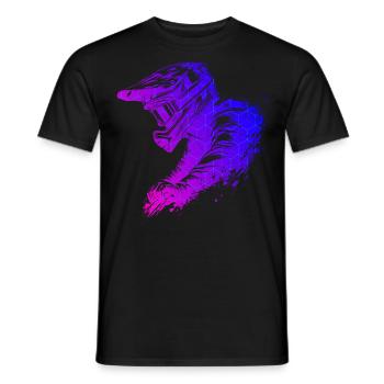 Cyclisme VTT Cyclisme Femme VTT - T-shirt homme - noir - Devant - AI Model Male 178 light (178cm)