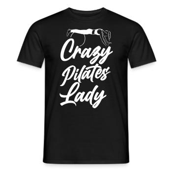 Pilates Instructor Teacher Crazy - Männer T-Shirt - Schwarz - Vorne - AI Model Male 178 light (178cm)