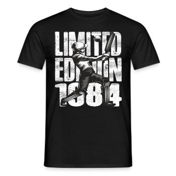Limited Edition 1984 Limited Edition Cricket - Men's T-Shirt - black - Front - AI Model Male 178 light (178cm)