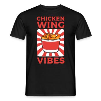 Hähnchen Barbecue Buffalo Wings BBQ Chef I Love - Männer T-Shirt - Schwarz - Vorne - AI Model Male 178 light (178cm)