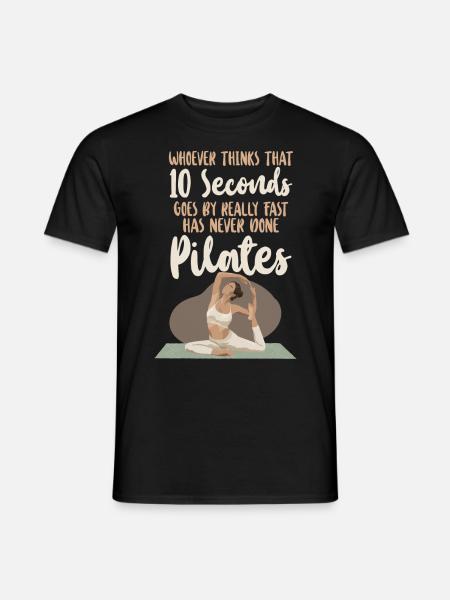 Pilates Instructor Teacher Whoever - Men's T-Shirt - black