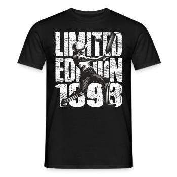 Limited Edition 1993 Limited Edition Cricket - Men's T-Shirt - black - Front - AI Model Male 178 light (178cm)