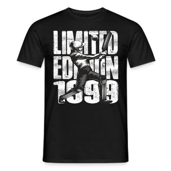 Limited Edition 1999 Limited Edition Cricket - Männer T-Shirt - Schwarz - Vorne - AI Model Male 178 light (178cm)