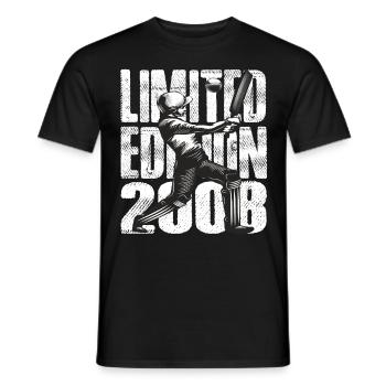 Limited Edition 2008 Limited Edition Cricket - Männer T-Shirt - Schwarz - Vorne - AI Model Male 178 light (178cm)