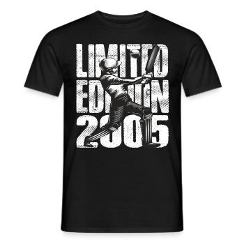 Limited Edition 2005 Limited Edition Cricket - Männer T-Shirt - Schwarz - Vorne - AI Model Male 178 light (178cm)
