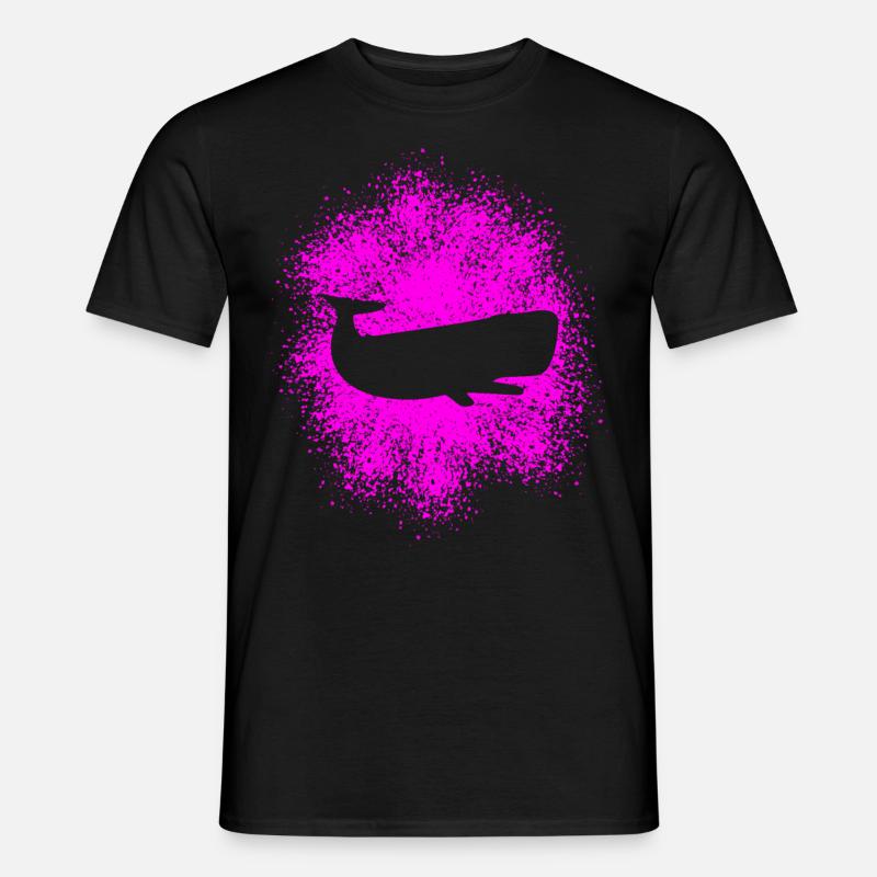 Pottwal Ocean Schützer - Männer T-Shirt - Schwarz