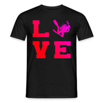 Scuba Tauchen Diving Scuba Diver Scuba Taucher - Men's T-Shirt - black - Front - AI Model Male 178 light (178cm)