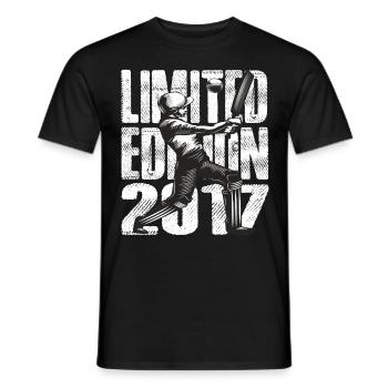 Limited Edition 2017 Limited Edition Cricket - Männer T-Shirt - Schwarz - Vorne - AI Model Male 178 light (178cm)