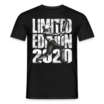 Limited Edition 2020 Limited Edition Cricket - Männer T-Shirt - Schwarz - Vorne - AI Model Male 178 light (178cm)