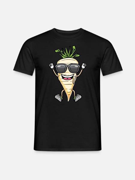 Tanzende Pastinaken Mit Sonnenbrille Pastinaken - Männer T-Shirt - Schwarz