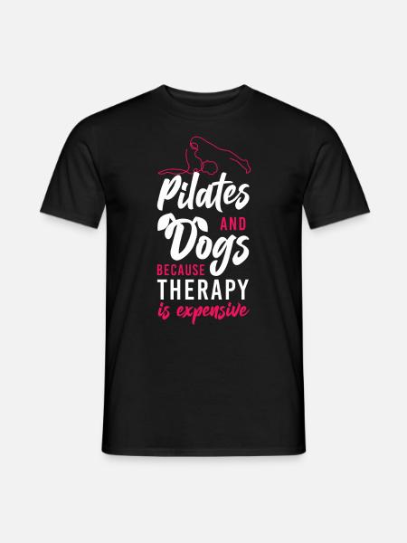 Pilates Instructor Teacher Dog - Men's T-Shirt - black