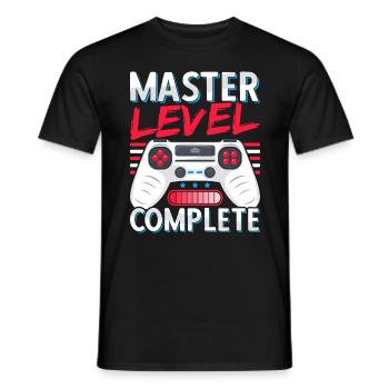 Master Abschluss Absolvent BWL Student Studium - Männer T-Shirt - Schwarz - Vorne - AI Model Male 178 light (178cm)