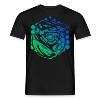 Radfahrer Mountainbike Radfahren MTB Mountainbiker - Männer T-Shirt - Schwarz - Vorne - AI Model Male 178 light (178cm)